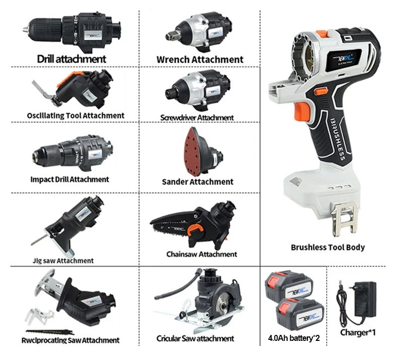 IGNITE 10-in-1 Brushless Power Tool